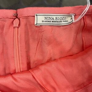 Nina Ricci Vibrant Coral Garment